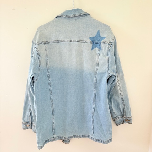 Altar’d State DenimLigh Wash Star Jean Jacket - Picture 2 of 4
